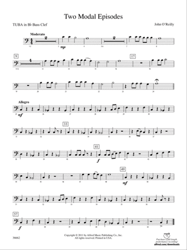 Two Modal Episodes: (wp) B-flat Tuba B.C.