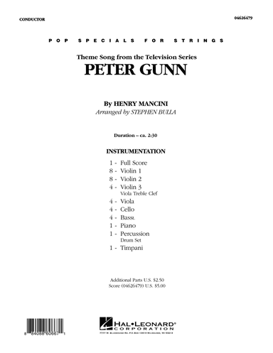Peter Gunn - Full Score