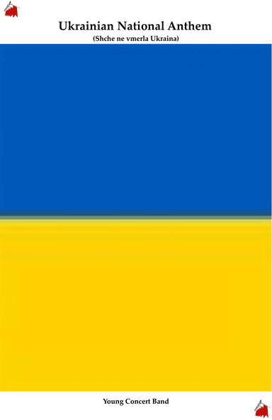 Ukrainian National Anthem for Young/School Concert Band