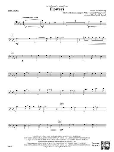 Flowers: 1st Trombone