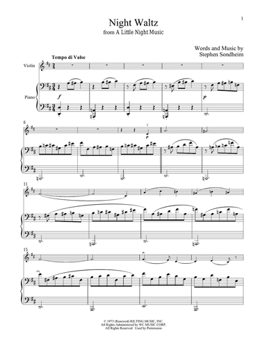 Night Waltz (from A Little Night Music)