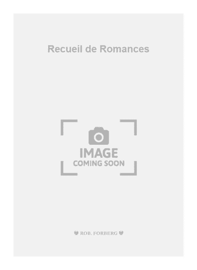 Recueil de Romances