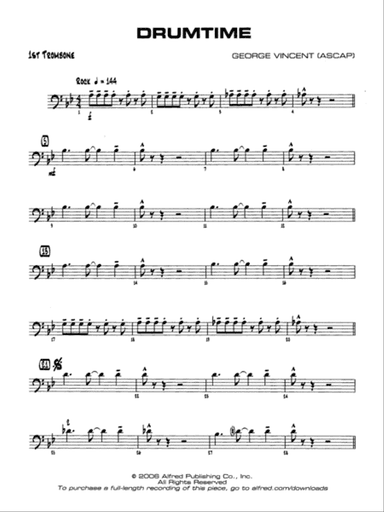 Drumtime: 1st Trombone
