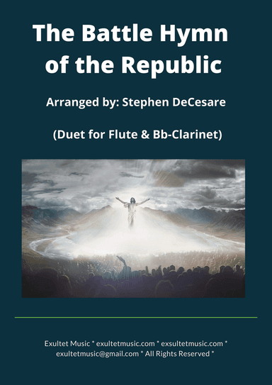 The Battle Hymn of the Republic (Duet for Flute and Bb-Clarinet)