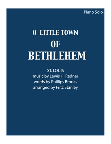 O Little Town of Bethlehem - Piano Solo