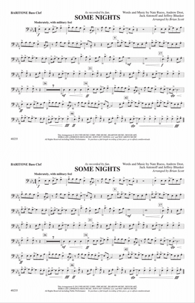 Some Nights: Baritone B.C.
