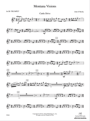 Montana Visions: 1st B-flat Trumpet