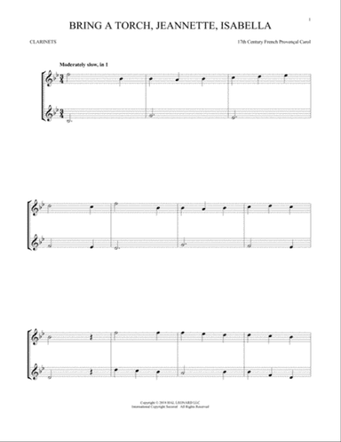 Bring A Torch, Jeannette, Isabella