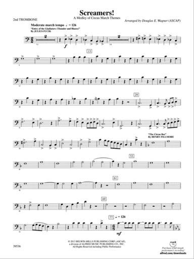 Screamers!: 2nd Trombone