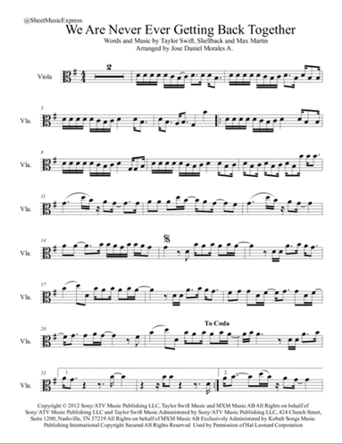 We Are Never Ever Getting Back Together