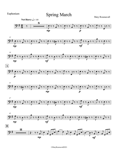 Spring March: EUPHONIUM PART