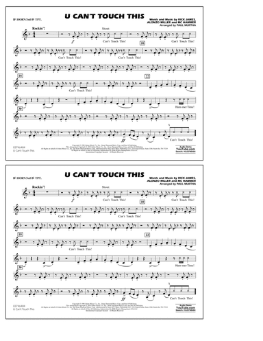 U Can't Touch This (arr. Paul Murtha) - Bb Horn/3rd Bb Tpt