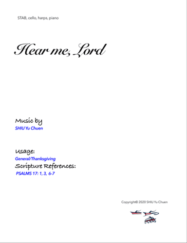 Hear me, Lord