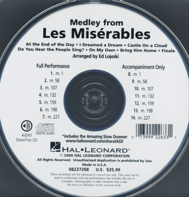 Les Miserables - ShowTrax CD