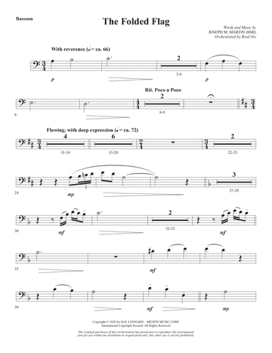 The Folded Flag - Bassoon