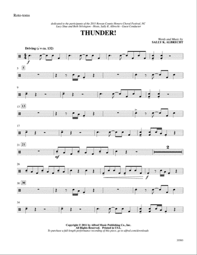 Thunder!: 2nd Percussion