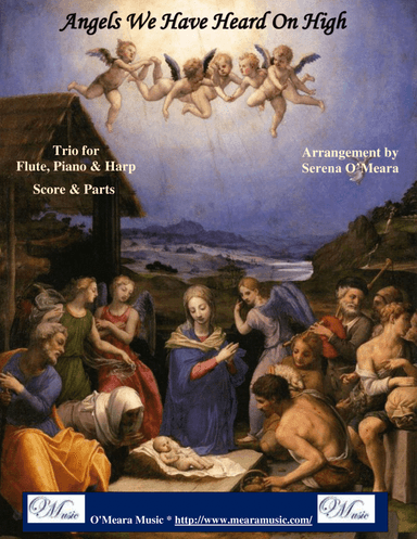 Angels We Have Heard On High, Trio for Flute, Harp and Piano