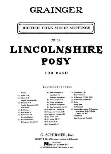 Lincolnshire Posy Score
