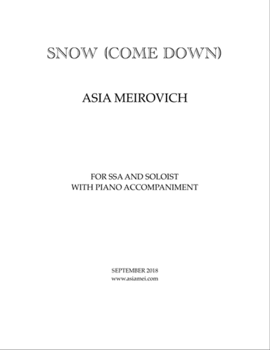 Snow (come down)