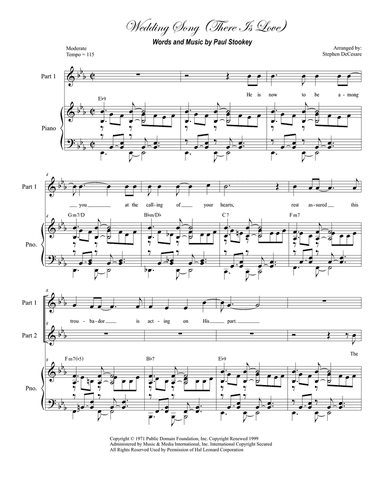Wedding Song (There Is Love)