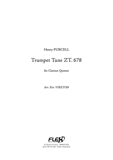 Trumpet Tune ZT. 678