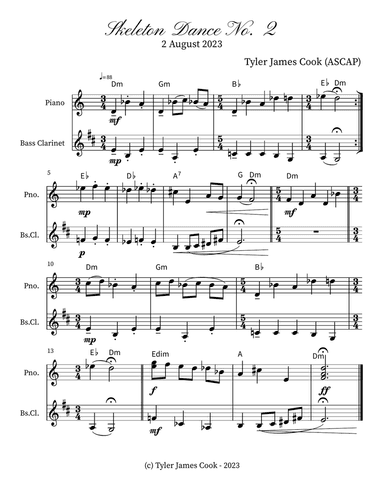 Skeleton Dance No. 2