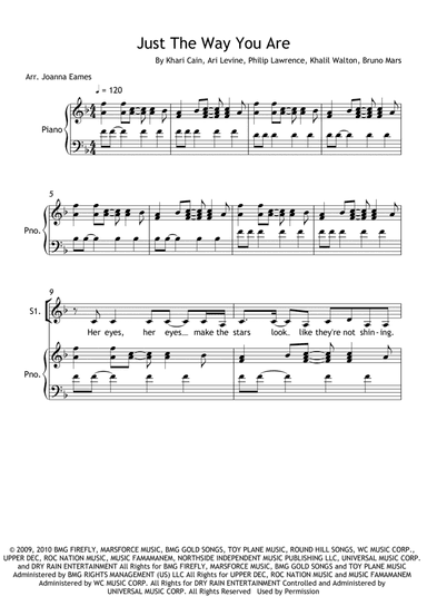 Just The Way You Are