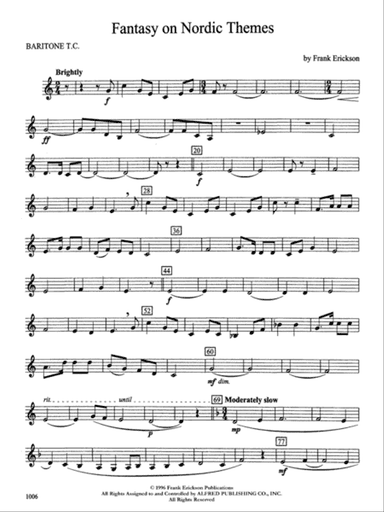 Fantasy on Nordic Themes: Baritone T.C.