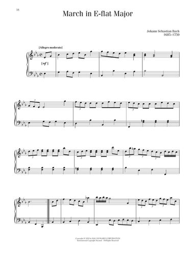March In E-Flat Major, BWV App 127