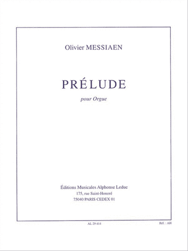 Prelude for Organ