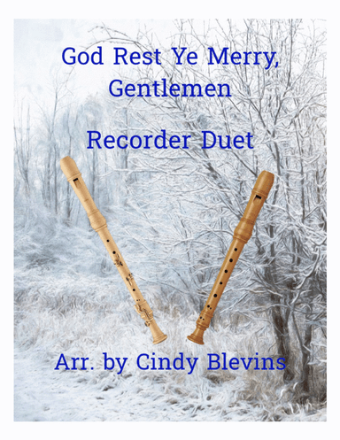 God Rest Ye Merry, Gentlemen, Recorder Duet
