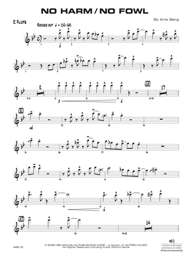 No Harm / No Fowl: Flute