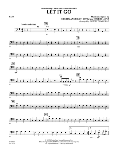 Let It Go - String Bass