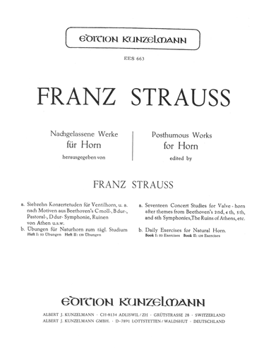 Concert studies for horn