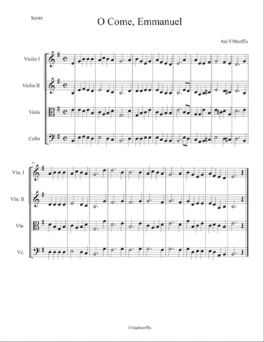 O come Emmanuel (string quartet)