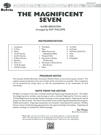The Magnificent Seven: Score
