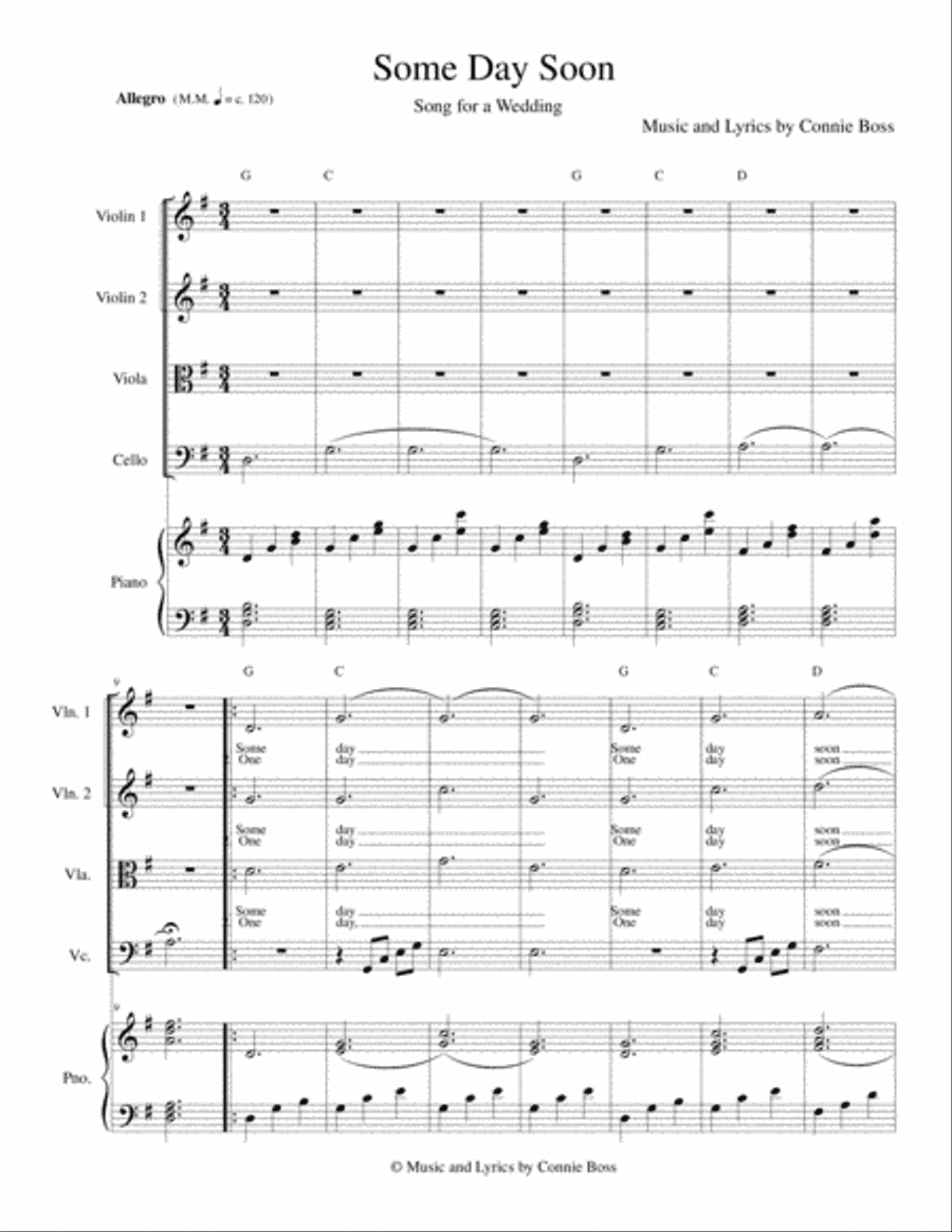 Some Day Soon - wedding - strings and piano