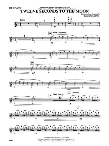 Twelve Seconds to the Moon: Flute