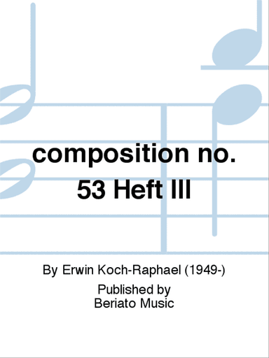 composition no. 53 Heft III