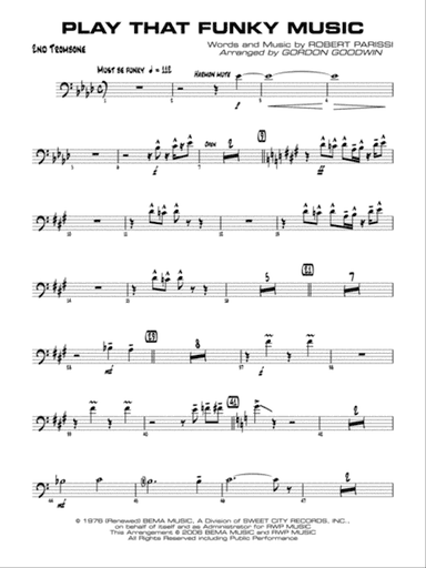 Play That Funky Music: 2nd Trombone