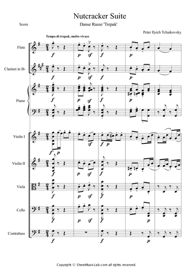 Nutcracker Op.71a - Danse Russe - Trepak