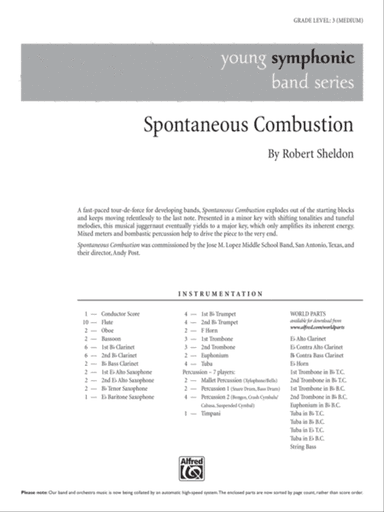 Spontaneous Combustion: Score