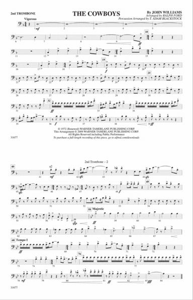 The Cowboys: 2nd Trombone