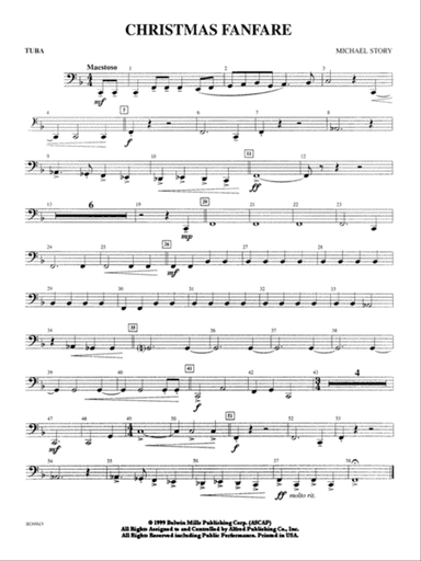 Christmas Fanfare: Tuba