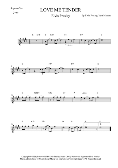 Love Me Tender