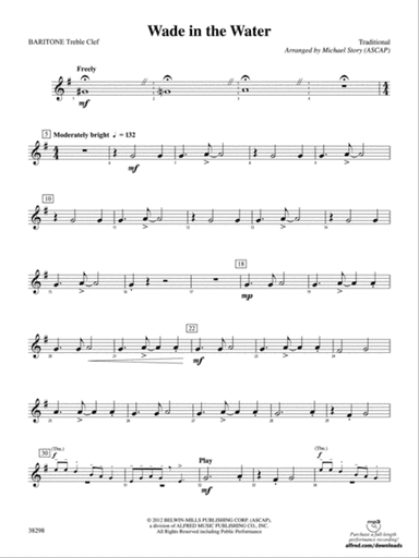 Wade in the Water: Baritone T.C.