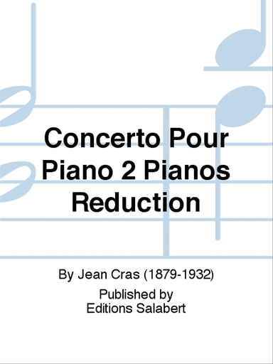 Concerto Pour Piano 2 Pianos Reduction