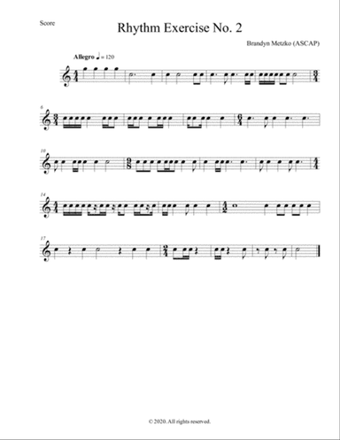 Advanced Rhythm Exercise / Etude 2
