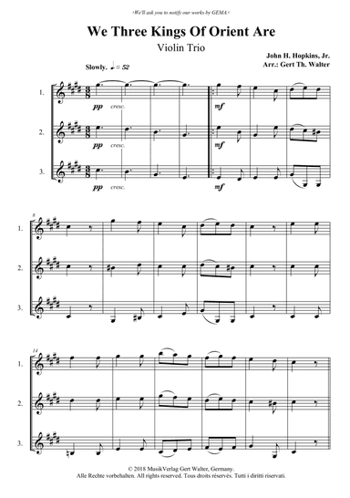 We Three Kings Of Orient Are