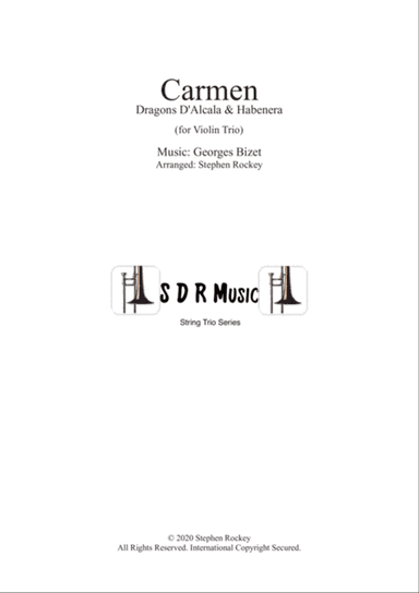 Carmen: 2 Pieces for Violin Trio